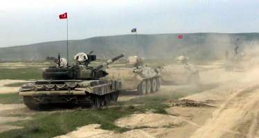 Azərbaycan-Türkiyə birgə döyüş  atışlı taktiki təlimləri keçirib - 