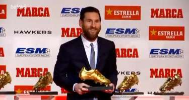 Lionel Messi 6-cı dəfə “Qızıl buts” alıb