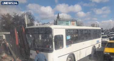 Bakıda dəhşətli avtobus qəzası baş verdi - 