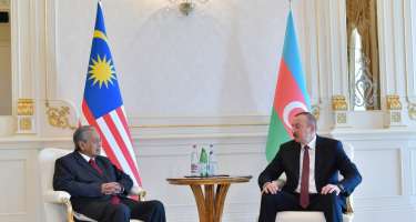 Azərbaycan Prezidenti Malayziyanın Baş Nazirini qəbul edib