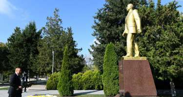 Azərbaycan Prezidenti İlham Əliyev Qəbələ rayonuna səfər edib