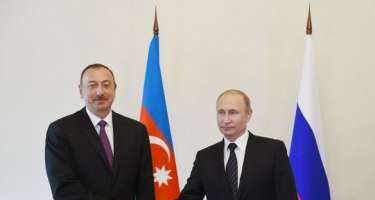 İlham Əliyev Vladimir Putinə 