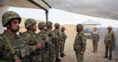 Zakir Həsənov cəbhəboyu zonada yerləşən hərbi hissələrdə olub - 