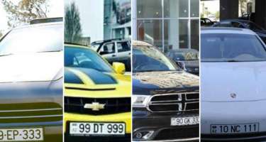 Azərbaycanlı məşhurların maşın nömrələri - 