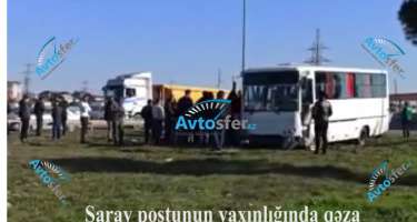 Saray poztunun yaxınlığında qəza - 