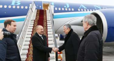 Prezident İlham Əliyev Rusiyaya 