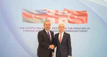 Tbilisidə Azərbaycan, Türkiyə və Gürcüstan XİN başçılarının görüşü keçirilib - 