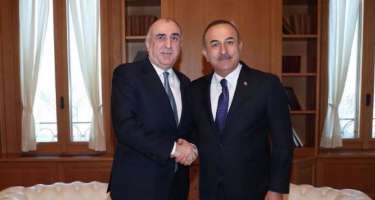 Elmar Məmmədyarov Mövlud Çavuşoğlu ilə görüşüb - 