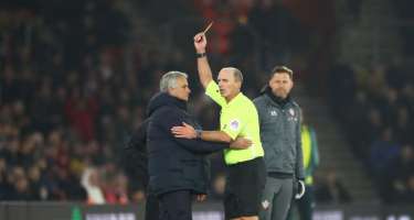 Mourinyo sarı vərəqə alması haqda -