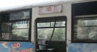 Bakıda marşrut avtobusu qəza törətdi: 