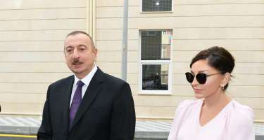 İlham Əliyev və Mehriban Əliyeva ADA-nın yeni korpuslarının açılışında iştirak ediblər