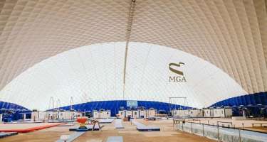 Milli Gimnastika Arenasının zalı sökülür 