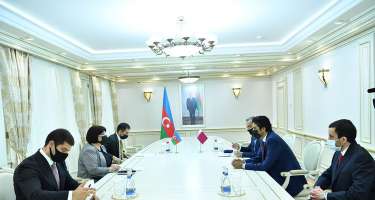 Sahibə Qafarova Qətərin Azərbaycandakı səfiri ilə görüşüb