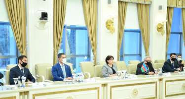 Sahibə Qafarova Fransa Parlamentinin nümayəndə heyətini qəbul edib -  