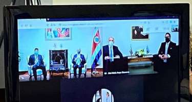 Azərbaycan səfiri etimadnaməsini Kosta-Rika Prezidentinə təqdim edib