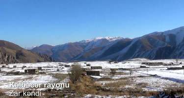 Kəlbəcər rayonunun Zar kəndindən videoreportaj - 