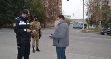 Polis Mingəçevirdə sərt karantin rejimi ilə əlaqədar reydləri davam etdirir - 