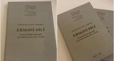 Erməni dilini öyrənmək istəyənlər üçün vəsait nəşr edilib - 
