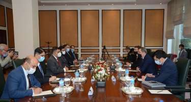 Ceyhun Bayramov Sərhəd İşləri Təşkilatının Baş direktoru ilə görüşüb