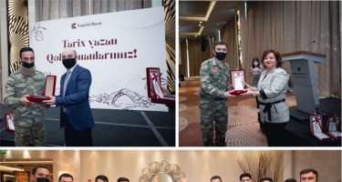 ​Kapital Bank-ın rəhbərliyi müharibə iştirakçıları ilə görüş keçirdi
