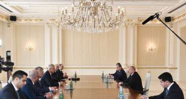 İlham Əliyev Slovakiyanın xarici və Avropa işlər nazirini qəbul edib