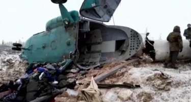 Rusiya helikopter qəzaya uğrayıb, 