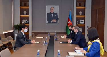 Ceyhun Bayramov İtaliya səfirini qəbul edib