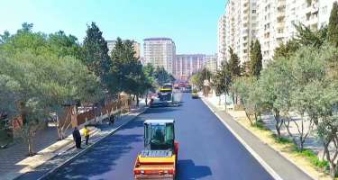 Bakının  Xudu Məmədov küçəsi təmir edilir – 