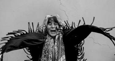 Gəncəyə raket atəşi zamanı çəkilən foto 