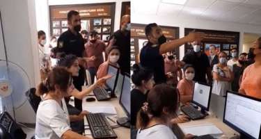 Maska taxmayan tibb işçisi ilə bağlı 