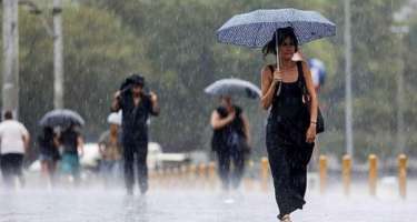 Bəzi yerlərdə leysan xarakterli yağış yağıb - 
