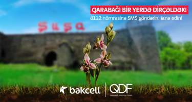 "Bakcell" abunəçilərinə Qarabağ Dirçəliş Fonduna SMS-lə ianə imkanı yaradıb