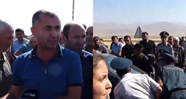 Ermənilər yolu bağladı: 