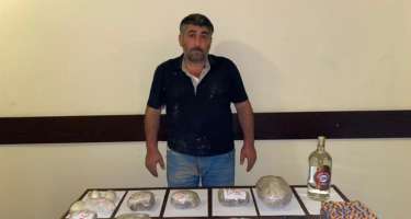 İrandan Azərbaycana keçmək istəyən narkotacir saxlanılıb