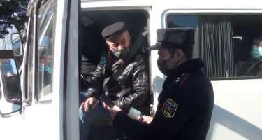 İctimai nəqliyyatda karantin qaydalarını pozanlar cərimələndi -