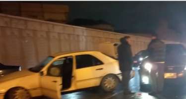 "Dərnəgül"də avtomobillər toqquşdu - 