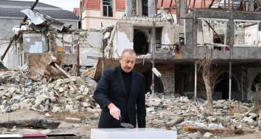 Prezident İlham Əliyev Gəncə şəhərində səfərdə olub 