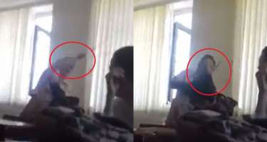 Daha bir məktəbdən şiddət görüntüsü: