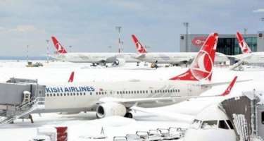 Türkiyədə yüzlərlə təyyarə reysi ləğv edildi