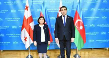 Sahibə Qafarova gürcüstanlı həmkarı ilə görüşdü