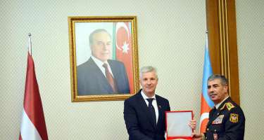 Azərbaycanla Latviya müdafiə sahəsində əməkdaşlıq sazişi imzalanıb
