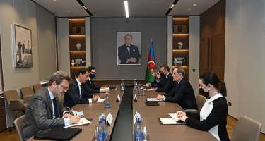 Ceyhun Bayramov Xavyer Kolomina ilə görüşdü