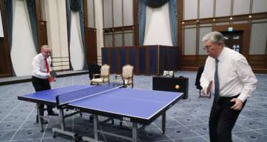 Ərdoğan Tokayevlə tennis oynadı -