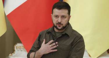 Zelenski Tallin Gerbi ilə təltif edildi