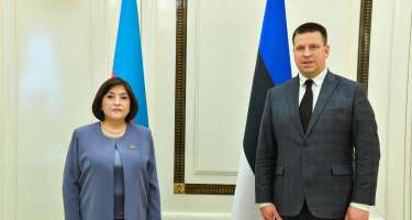 Sahibə Qafarova Estoniya parlamentinin spikeri ilə görüşüb