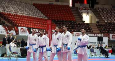Karate üzrə milli komandamız Avropa çempionatının finalına yüksəlib