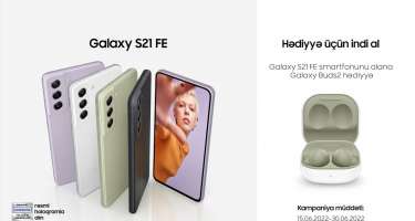 Samsung Galaxy S21 FE smartfonunu xüsusi aksiya çərçivəsində 