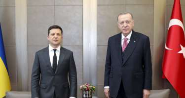 Ərdoğan Zelenski ilə taxıl dəhlizi məsələsini 