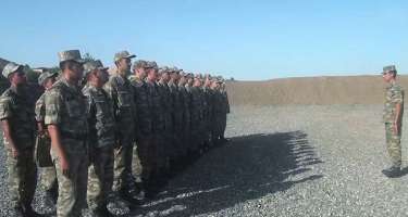 Azad edilmiş ərazilərdə qoşun xidməti yüksək səviyyədə təşkil edilir - 