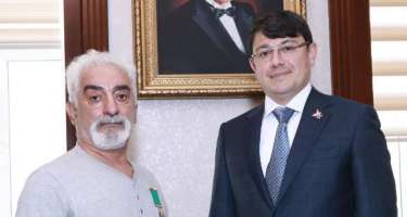 Əməkdar artistə “Tərəqqi” medalı təqdim olunub